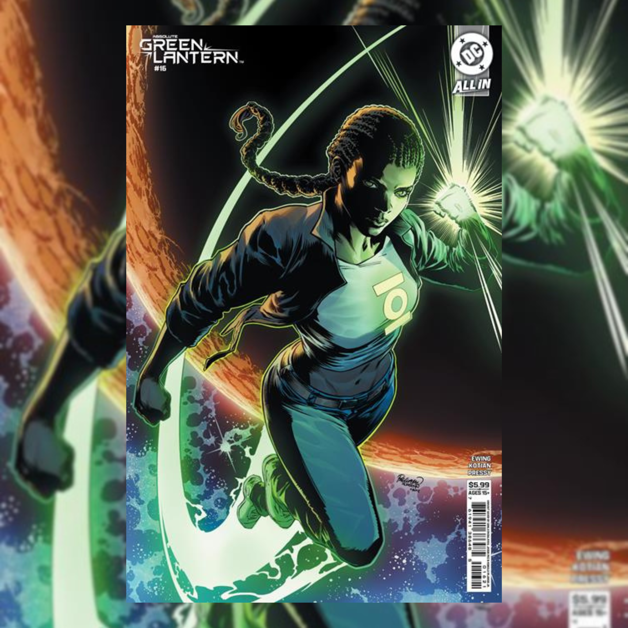 ABSOLUTE GREEN LANTERN #16 CVR B CARLO PAGULAYAN CARD STOCK VAR