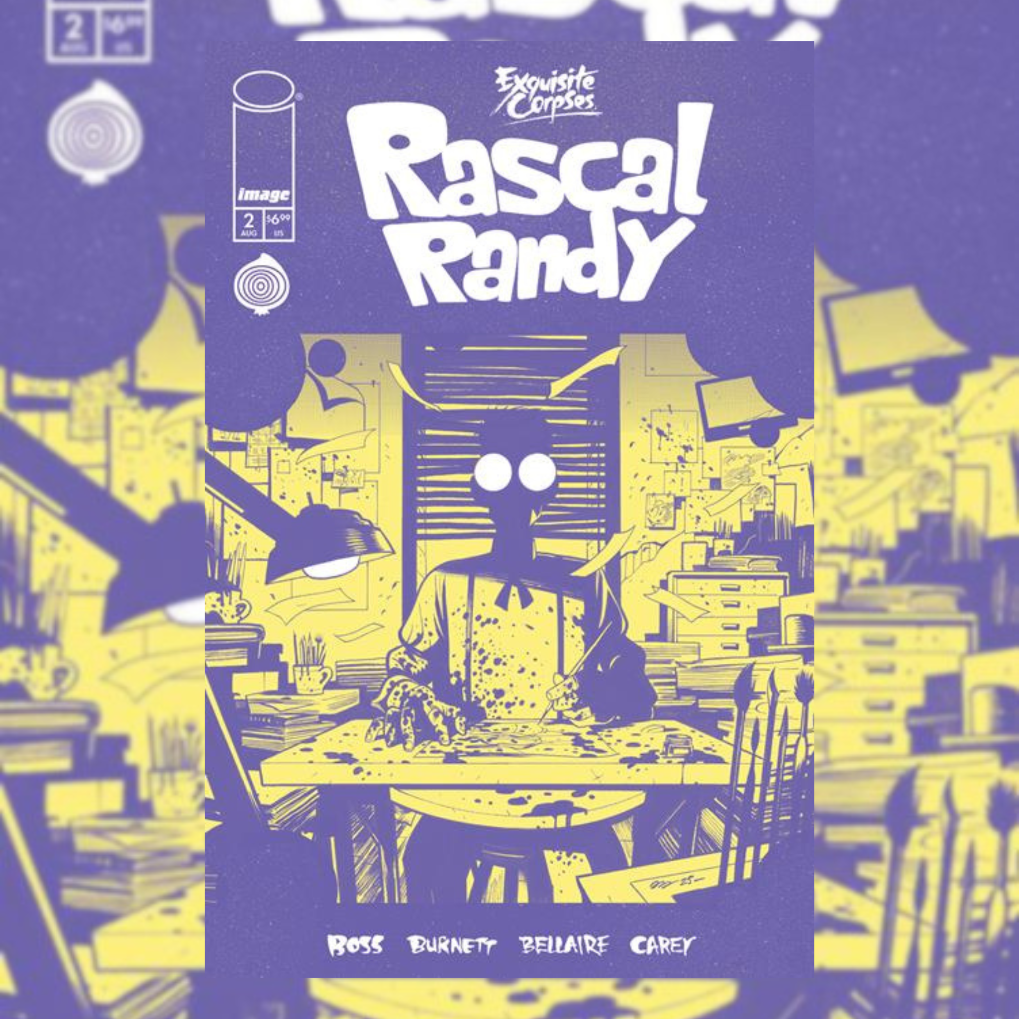 EXQUISITE CORPSES RASCAL RANDY #2 CVR C DYLAN BURNETT POLYBAGGED W/ COLLECTIBLE CARD VAR