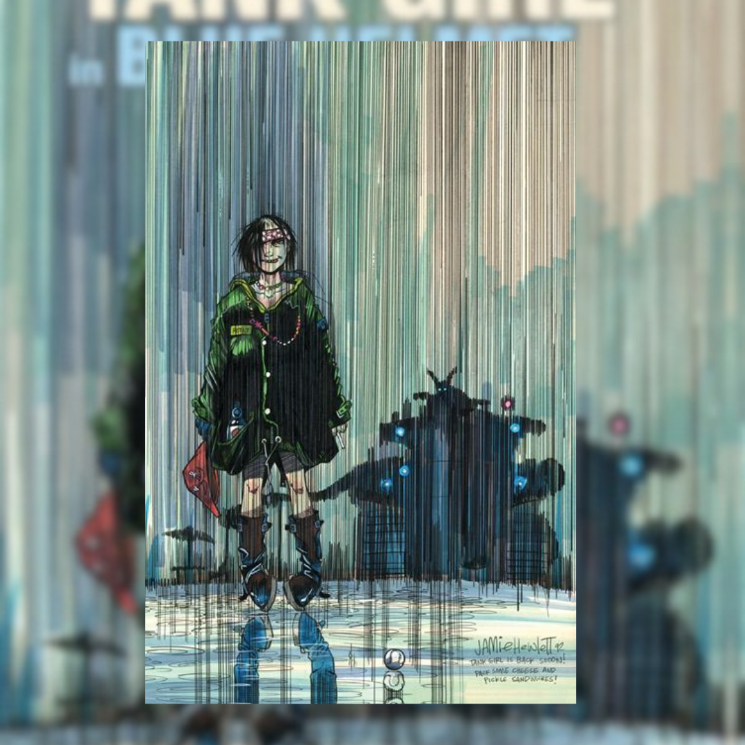 TANK GIRL BLUE HELMET SUMMER SPECIAL #1 (ONE SHOT) CVR C JAMIE HEWLETT VIRGIN CARDSTOCK VAR (MR)