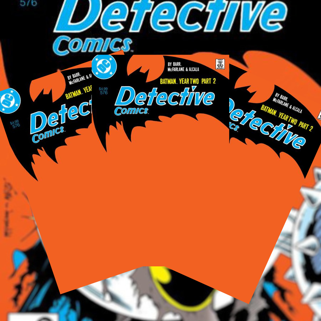 3-Pack DETECTIVE COMICS #576 FACSIMILE EDITION CVR B BLANK CARD STOCK VAR