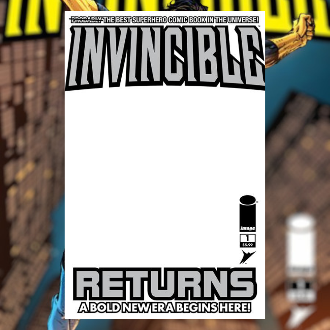 INVINCIBLE RETURNS FACSIMILE EDITION #1 CVR D BLANK SKETCH VAR