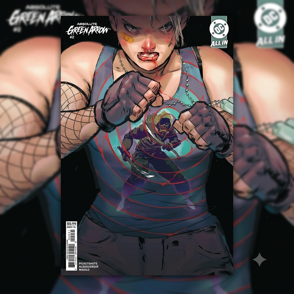 ABSOLUTE GREEN ARROW #2 CVR C RILEY ROSSMO CARD STOCK VAR
